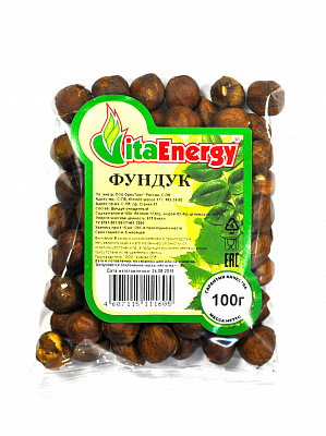 Фундук сушеный Vita Energy 100 грамм